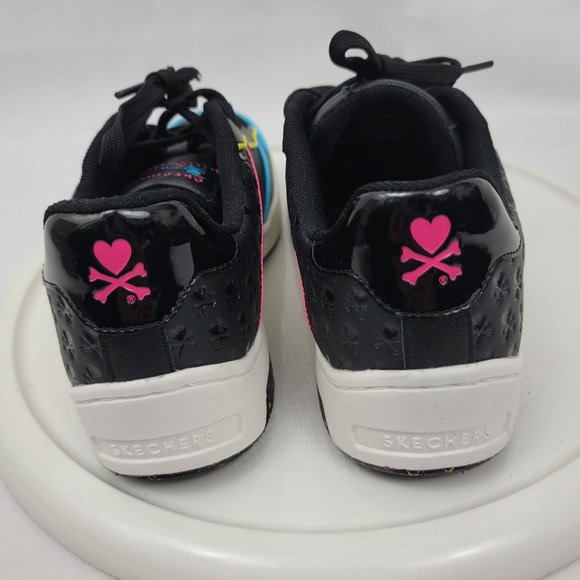 SKECHERS TOKIDOKI Womens 6.5 Shoes Upbeats RHYTHM Black Multi Sneakers - Picture 5 of 11